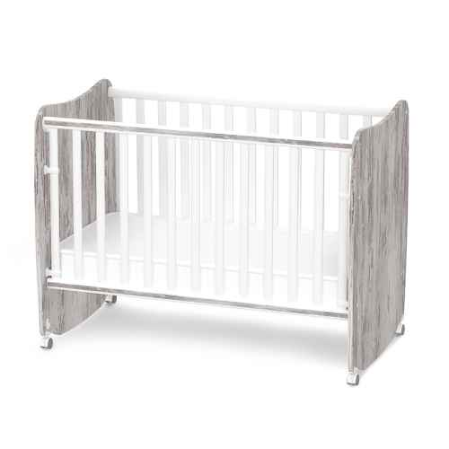 Бебешко легло Lorelli Stars 60x120 см, Бяло+Арт