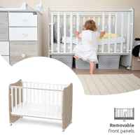 Бебешко легло Lorelli Stars 60x120 см, Бяло+String-j6Yix.jpeg