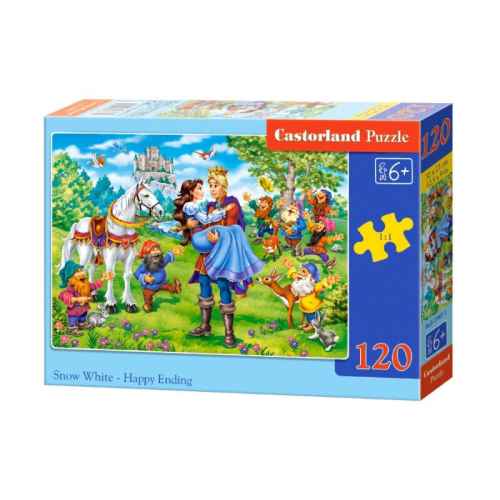 Пъзел Castorland, Снежанка и седемте джуджета 120 части