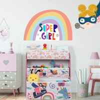 Комплект 2 броя стикери Ginger Home SUPER GIRL, за декорация-0EHc4.jpeg