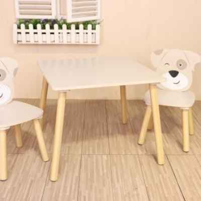 Комплект маса с два стола Chipolino MDF, кученца