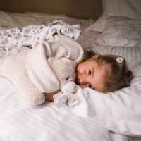 Одеяло 90х75 см Lorelli Poffy Duo, с възглавничка животинче 45х30 см, Бяло със сиво мече-0J6oS.jpeg