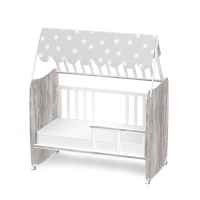 Бебешко легло Lorelli Stars 60x120 см, Бяло+Арт-0Sv99.jpeg