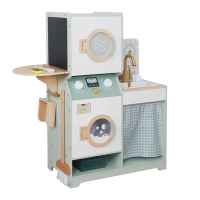 Детска дървена пералня 3в1 Ginger Home, с мивка с течаща вода и сушилня-0VO47.jpeg