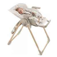 Столче за хранене и шезлонг 2в1 Jane Mila Polipiel, Crema-0mKbc.jpeg