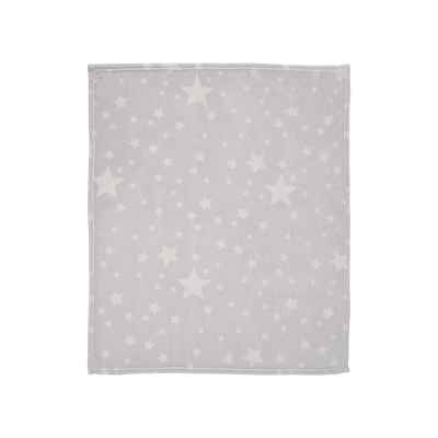 Одеяло Lorelli Coral 85/100 см, Сиво със звезди 