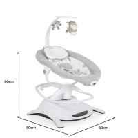 Бебешка eлектрическа люлка Cangaroo La Scala, Мента-0rYnd.jpeg