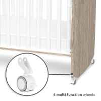 Бебешко легло Lorelli Stars 60x120 см, Бяло+Stone grey-0yH4K.jpeg