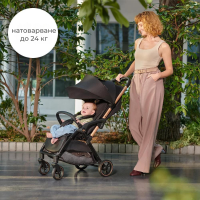 Лятна бебешка количка Kinderkraft APINO, Raven black-12Qko.png