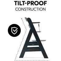 Дървено столче за хранене Hauck Alpha+, black-1MUZ4.jpeg