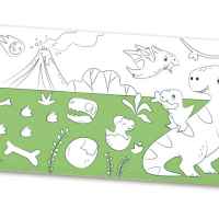 Творчески комплект Hape, Хартиена ролка за оцветяване, Динозаври-1TPqW.jpeg