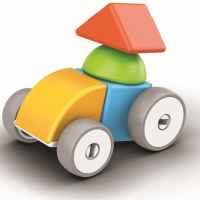 Магнитен конструктор Geomag, Magicube, Колички, 10 части-1V5Zp.jpeg