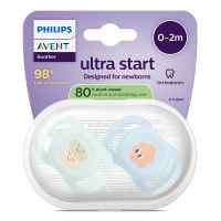 2 бр. залъгалки Philips Avent Ultra Start 0-2м пастелни декор усмивка и очички, момче-1anep.jpeg