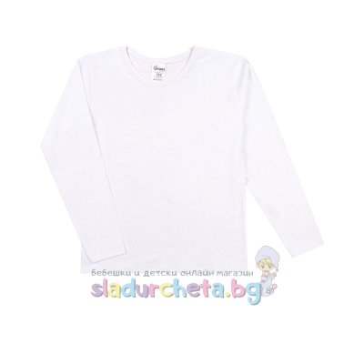 Детска блуза Комес, бяла