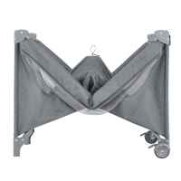 Бебешка кошара на две нива Kikka Boo Nighty Night, Grey 2026-1csgt.jpeg