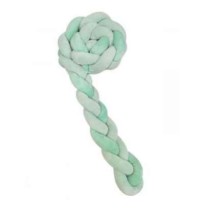 Плетен плюшен обиколник Kikka Boo 180см 3 плитки (12см) Mint