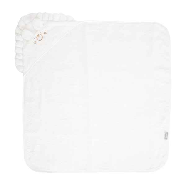 Хавлия с качулка и бродерия Lorelli 90х90 см, Бяла-1hxDR.jpeg