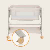 Бебешка кошара Next to me 3 в 1 Lionelo Leonie Plus люлееща се, Grey Stone-1kTF0.jpeg