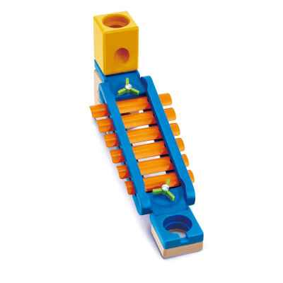 Комплект дървена писта Hape Quadrilla, Музикална пързалка, 5 части