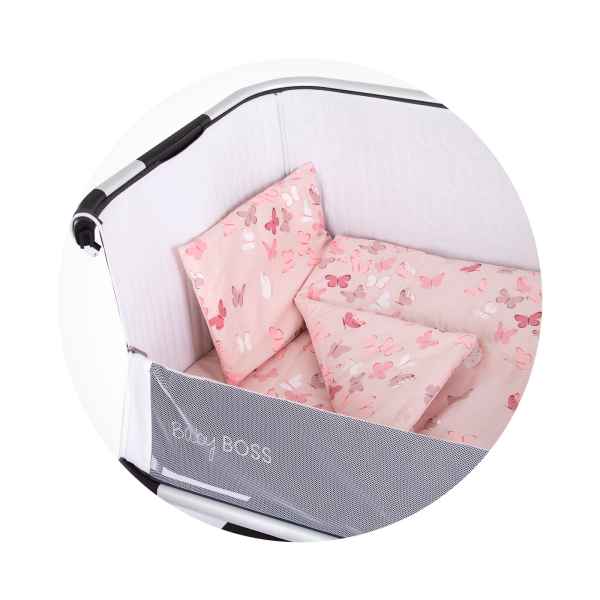 Комплект за мини кошара Chipolino, Розови пеперуди-1oIOk.jpeg
