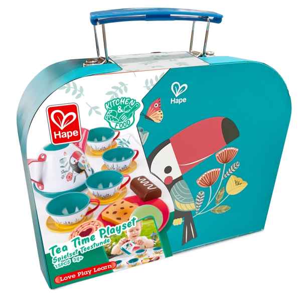 Детски дървен комплект Hape, Време за чай, 15 части-1pE2h.jpeg