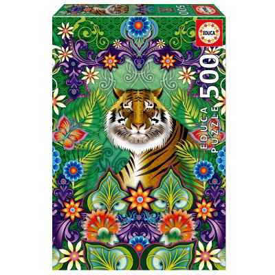 Пъзел Educa, Бенгалски тигър, 500 части