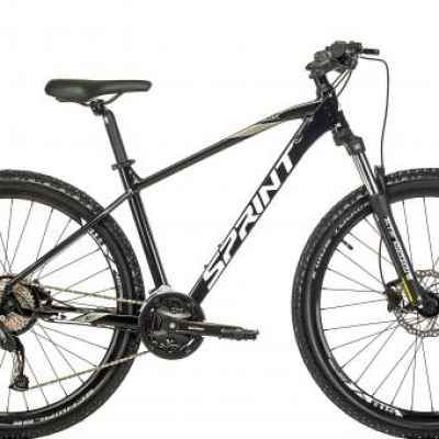 Велосипед Sprint Maverick Pro 27.5, Черен гланц/бяло