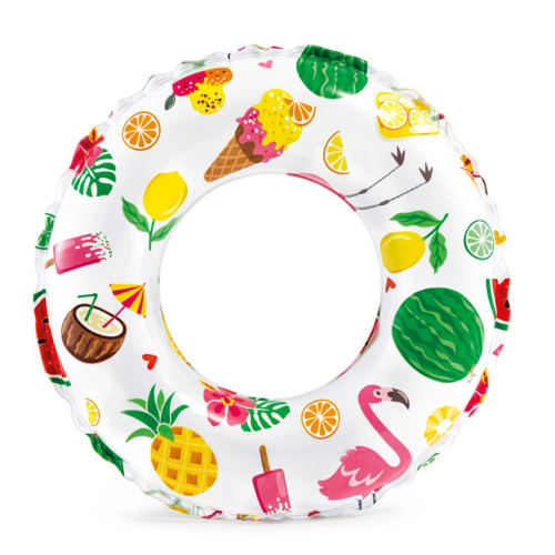 Детски надуваем пояс Intex Lively Print, сладолед