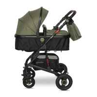 Комбинирана бебешка количка 2в1 Lorelli Alba Premium, Loden Green + Адаптори-1wc8Z.jpeg