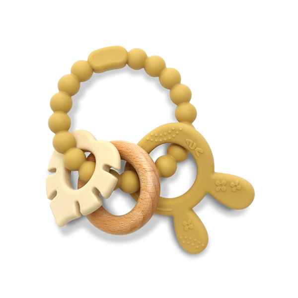 Силиконова гризалка с бук Lorelli ЗАЙЧЕ, YELLOW-23kNo.jpeg