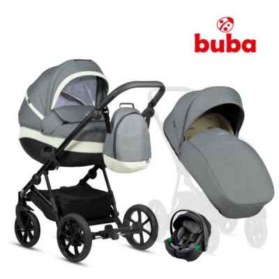 Бебешка комбинирана количка 3в1 Buba ZAZA 2, Mint