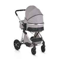 Комбинирана бебешка количка 4в1 Moni Alma, светлосива-26aUq.jpeg
