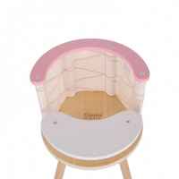 Столче за хранене Classic World, дървено розова-2Er2B.jpeg