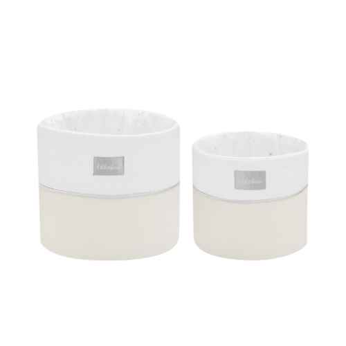 Комплект кош за аксесоари 2 бр Kikka Boo, 18см и 14см Dream Big Beige