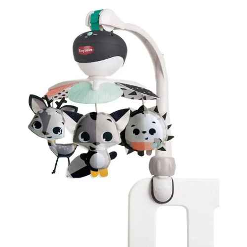 Музикална въртележка Tiny Love Take-Along Mobile, Black&White