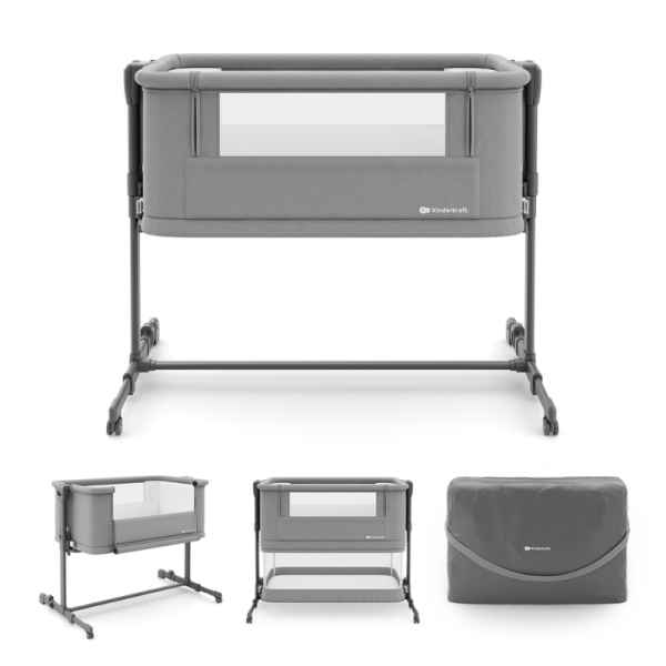 Бебешка кошара KinderKraft Nestee grow 2, Dark Grey-2GevJ.jpeg