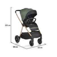 Комбинирана бебешка количка 2в1 Cangaroo Hydra, зелена-2HcSv.jpeg