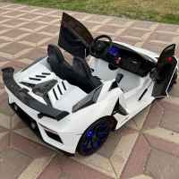 Акумулаторна кола JJ Lamborghini Aventador SVJ 24V, с дрифт функция, двуместна бял металик-2MWvD.jpeg