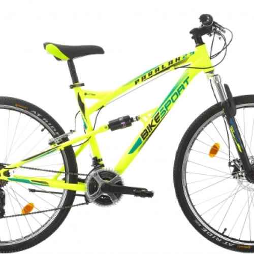 Велосипед Bikesport Paralax 29, неоново зелен