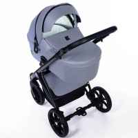 Комбинирана бебешка количка 2в1 Dada Priam Нексус, Сив металик Еко кожа-2P6Hh.jpeg