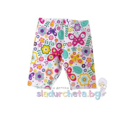 Детски къс клин Светли, на цветя