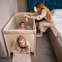 Бебешка кошара Lorelli TORINO 1 Ниво, Green-2UbvE.jpeg