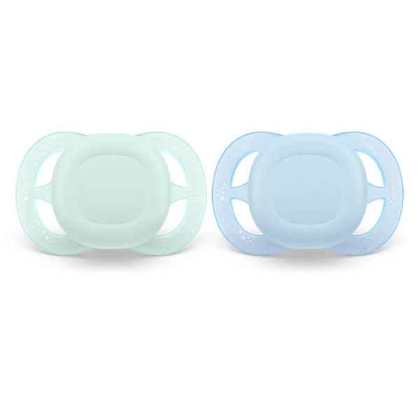 Комплект от 2 бр. ортодонтични залъгалки за новородени Philips AVENT Ultra Start 0-2м, в синьо и зелено, в кутия за стерилизиране-2Wh3h.jpeg
