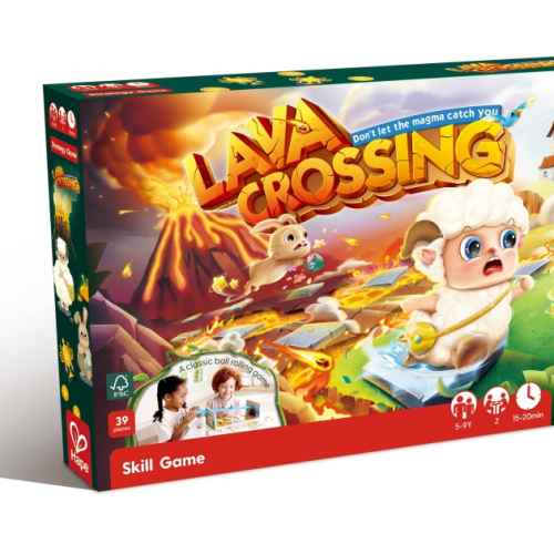 Настолна игра 2в1 Hape, Премини лавата