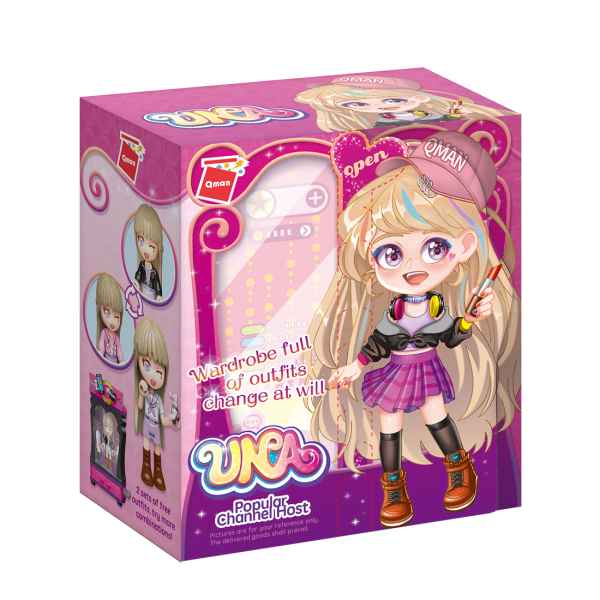 Конструктор Qman, Уна, Музикален изпълнител, 64 части-2nRGC.jpeg