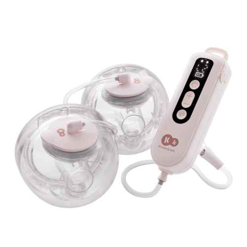 Двойна електрическа помпа за кърма с таймер KinderKraft GENTLEFLOW, Pink