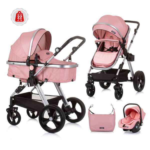 Комбинирана бебешка количка 3в1 Chipolino Хавана, фламинго-2w3PT.jpeg