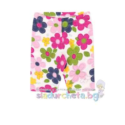 Детски къс клин Светли, цветя