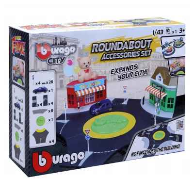 Bburago - Street Fire City: Комплект кръгово 1/43