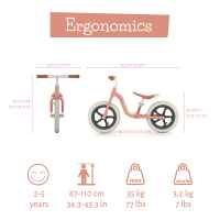 Колело за балансиране Chillafish Charlie Lux, Salmon-34p5V.jpeg